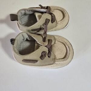 Carter's Tan and Brown Baby Shoes